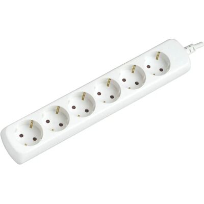 Silver Electronics Prise multiple Schuko 6 voies - Prise multiple - Publicité Silver Electronics Prise multiple Schuko 6 voies - Prise multiple - Publicité