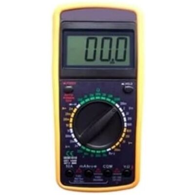 Silver Electronics Multimeter DT9205A - Digital 600V/10A, Widerstand, Kapazität, Durchgang Silver Electronics Multimeter DT9205A - Digital 600V/10A, Widerstand, Kapazität, Durchgang