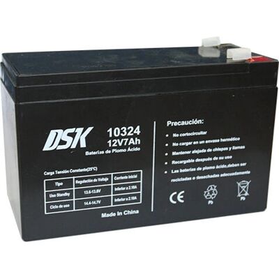 Batteria DSK 10324 - Piombo Acido, 12V, 7Ah Batteria DSK 10324 - Piombo Acido, 12V, 7Ah