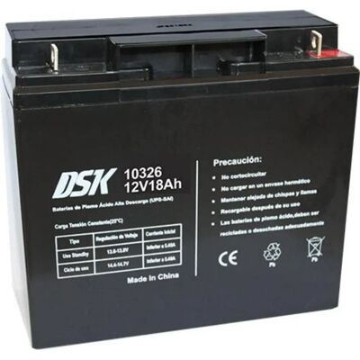 DSK 10371 - Batterie AGM 12V 18Ah - Système de Sécurité DSK 10371 - Batterie AGM 12V 18Ah - Système de Sécurité