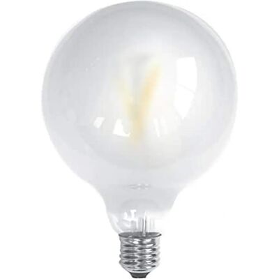 SILVER ELECTRONICS - Filamento di lampadina a led globo E27 6W 5000K opal SILVER ELECTRONICS - Filamento di lampadina a led globo E27 6W 5000K opal
