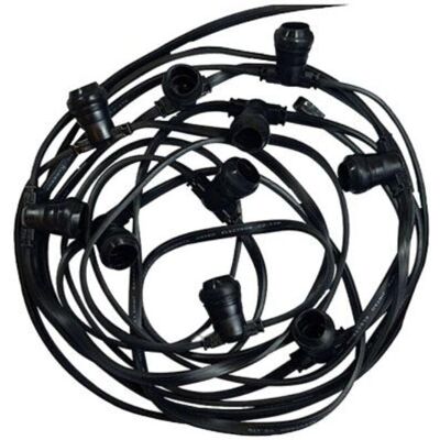 Ghirlanda Decorativa Silver Electronics - 10M, 20 Porta Lampade Ghirlanda Decorativa Silver Electronics - 10M, 20 Porta Lampade