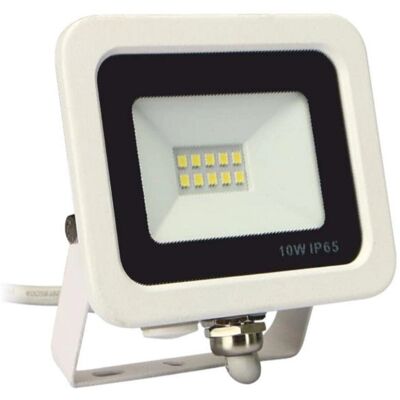 Projecteur Forge+ Silver Electronics 10W IP65 Blanc - Publicité Projecteur Forge+ Silver Electronics 10W IP65 Blanc - Publicité