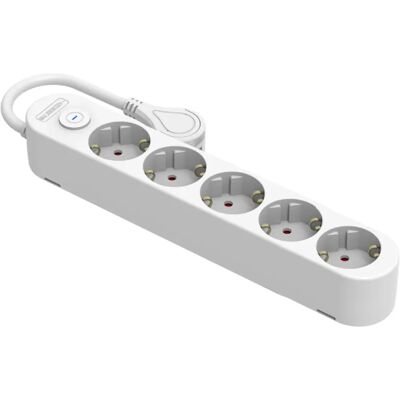 Base elétrica Silver Electronics - 5 Tomadas Base elétrica Silver Electronics - 5 Tomadas