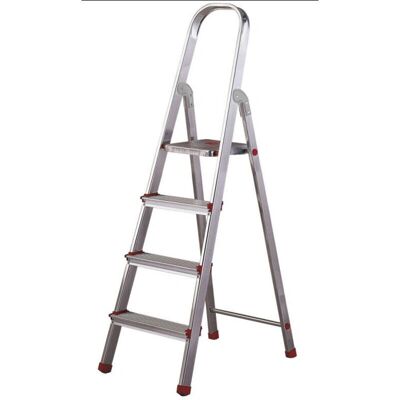 Rolser - Domestica Plus 4 Pelddop002 EN131 - Alluminio - EN131 - Ladder Rolser - Domestica Plus 4 Pelddop002 EN131 - Alluminio - EN131 - Ladder