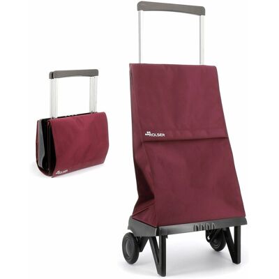 Bolsa de Compras Rolser PLE001-1060 Borgoña - Plegable y Ligera Bolsa de Compras Rolser PLE001-1060 Borgoña - Plegable y Ligera