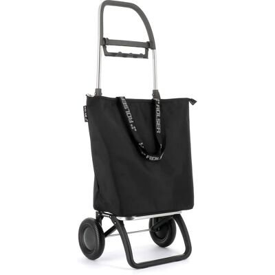 Rolser Mini Bag Plus MF Bolsa de Compra Negra - Carro Plegable Rolser Mini Bag Plus MF Bolsa de Compra Negra - Carro Plegable