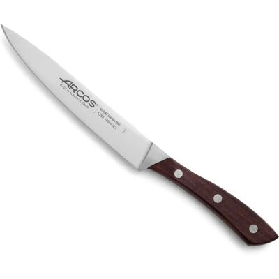 Arcos Natura Køkkenkniv - Forget rustfrit stålblad - 16 cm - Rosewood håndtag Arcos Natura Køkkenkniv - Forget rustfrit stålblad - 16 cm - Rosewood håndtag