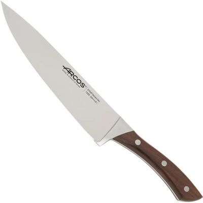 Arcos Serie Natura - Coltello da Cucina - Lama in acciaio inossidabile forgiato - 200 mm - Manico in legno di rosa Arcos Serie Natura - Coltello da Cucina - Lama in acciaio inossidabile forgiato - 200 mm - Manico in legno di rosa