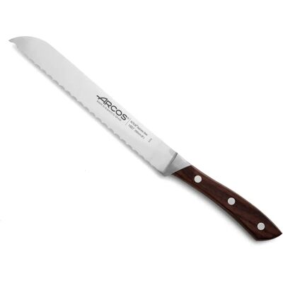 Arcos Natura Brødkniv - Forged rustfrit stålblad - Palisander træhåndtag - 20cm Arcos Natura Brødkniv - Forged rustfrit stålblad - Palisander træhåndtag - 20cm