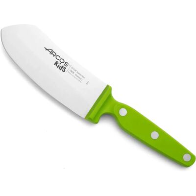 Arcos Kids - Faca de cozinha para crianças - Lâmina de aço Nitrum 100 mm - Cabo em POM Verde - Faca de Cozinha Arcos Kids - Faca de cozinha para crianças - Lâmina de aço Nitrum 100 mm - Cabo em POM Verde - Faca de Cozinha