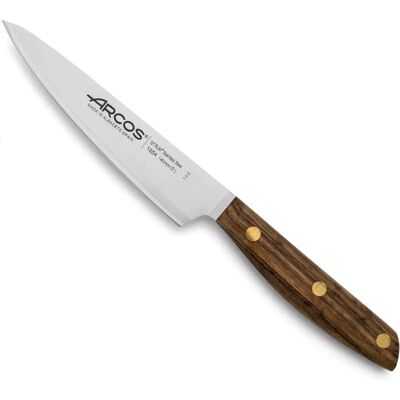 Série Nordika Arcos - Couteau de cuisine - Acier inoxydable NITRUM - Lame 140 mm - Manche en bois Ovengkol - Couteau de chef Série Nordika Arcos - Couteau de cuisine - Acier inoxydable NITRUM - Lame 140 mm - Manche en bois Ovengkol - Couteau de chef