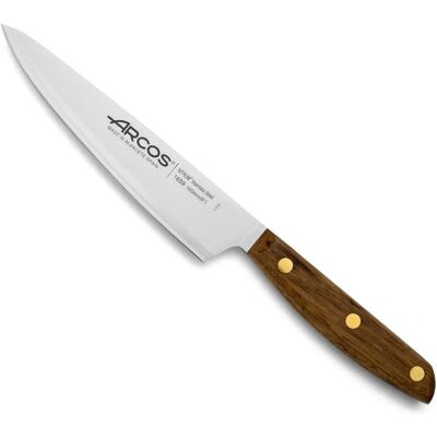 Nordika Series Arcos - Couteau de Cuisine - Acier Inoxydable NITRUM - Lame 160 mm - Manche Ovengkol FSC Nordika Series Arcos - Couteau de Cuisine - Acier Inoxydable NITRUM - Lame 160 mm - Manche Ovengkol FSC