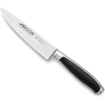 Arcos seria Kyoto - Nóż na warzywa - Hartowana stal nierdzewna - 125 mm - Czarny uchwyt Arcos seria Kyoto - Nóż na warzywa - Hartowana stal nierdzewna - 125 mm - Czarny uchwyt