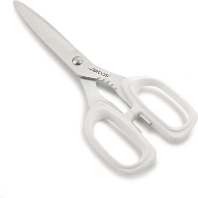 Arcos Prochef Series - Kitchen Scissors - Stainless Steel - 200 mm - White Handle Arcos Prochef Series - Kitchen Scissors - Stainless Steel - 200 mm - White Handle