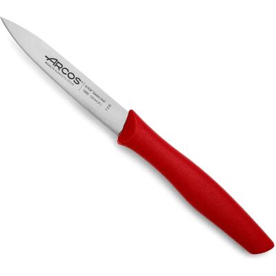 Faca descascadora Arcos Nova - Lâmina de aço inoxidável - 10 cm - Cabo vermelho - Tipo de produto Faca descascadora Arcos Nova - Lâmina de aço inoxidável - 10 cm - Cabo vermelho - Tipo de produto