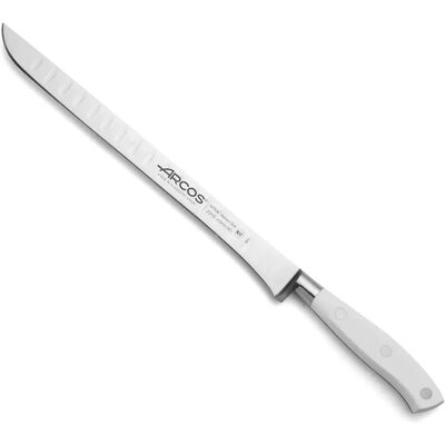 Couteau de Jambon Riviera Blanc - Acier Inoxydable Forgé 250mm - Manche POM Couteau de Jambon Riviera Blanc - Acier Inoxydable Forgé 250mm - Manche POM