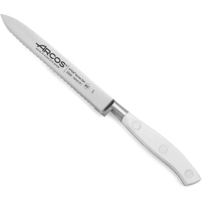 Arcos Série Riviera Blanc - Couteau tomate - Lame en acier inoxydable forgée - 130mm Arcos Série Riviera Blanc - Couteau tomate - Lame en acier inoxydable forgée - 130mm