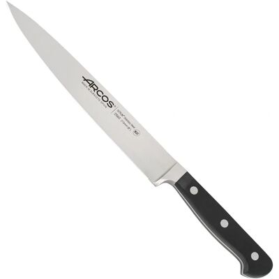 Couteau de cuisine classique Arcos - Lame en acier inoxydable forgé - 210mm - Manche noir Couteau de cuisine classique Arcos - Lame en acier inoxydable forgé - 210mm - Manche noir