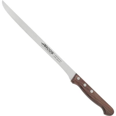 Coltello da prosciutto Arcos Palissandro - 245mm acciaio NITRUM - Design classico Coltello da prosciutto Arcos Palissandro - 245mm acciaio NITRUM - Design classico