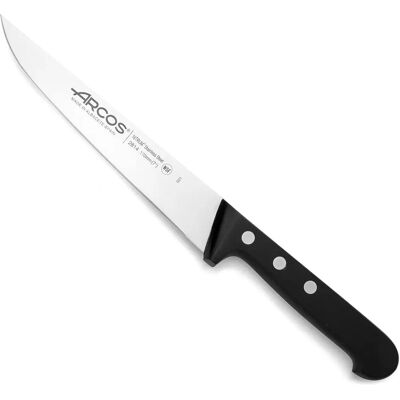 Arcos - Couteau de Cuisine NITRUM 170 mm - Acier Inoxydable, Manche Noir Arcos - Couteau de Cuisine NITRUM 170 mm - Acier Inoxydable, Manche Noir