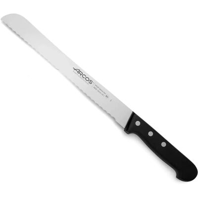 Couteau Panero de Marque Arcos - Lame en Acier Inoxydable - 250 mm - Manche Noir - Ustensile de Cuisine Couteau Panero de Marque Arcos - Lame en Acier Inoxydable - 250 mm - Manche Noir - Ustensile de Cuisine
