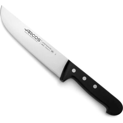 Couteau de boucher Arcos Universel - Lame 17,5cm, Manche noir Couteau de boucher Arcos Universel - Lame 17,5cm, Manche noir