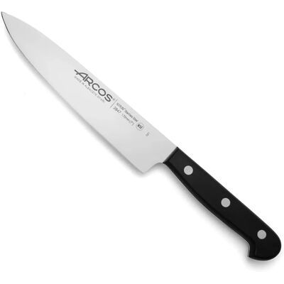 Arcos Universal Series - Cook Knife - Stainless Steel Blade NITRUM 170 mm - POM Handle Black Arcos Universal Series - Cook Knife - Stainless Steel Blade NITRUM 170 mm - POM Handle Black