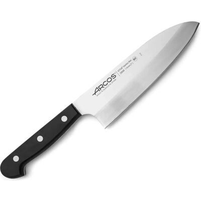 Nóż Deba Japoński ze Stali Nierdzewnej - Czarna Rączka - 170mm Nóż Deba Japoński ze Stali Nierdzewnej - Czarna Rączka - 170mm