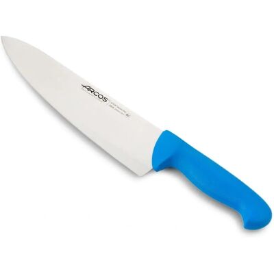 Couteau de Cuisine Arcos Bleu - 25 cm, Acier Nitrum, Manche Ergonomique Couteau de Cuisine Arcos Bleu - 25 cm, Acier Nitrum, Manche Ergonomique