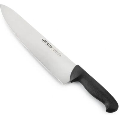 Couteau de Chef Arcos 2900 - Manche Noir - Qualité Pro Couteau de Chef Arcos 2900 - Manche Noir - Qualité Pro