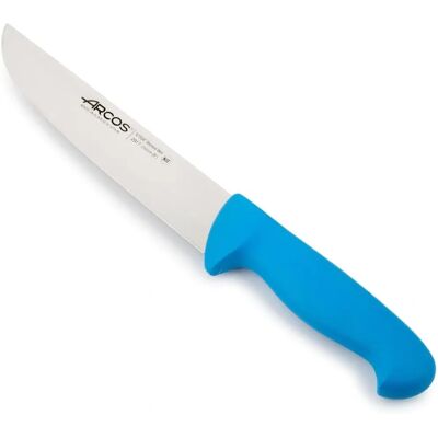 Couteau de Boucher Arcos 2900 - 21cm Acier Nitrum, Manche Bleu Couteau de Boucher Arcos 2900 - 21cm Acier Nitrum, Manche Bleu