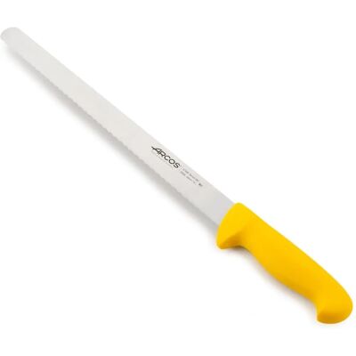 Couteau de Cuisine Arcos 2900 - Manche Jaune - 35cm - Professionnel Couteau de Cuisine Arcos 2900 - Manche Jaune - 35cm - Professionnel