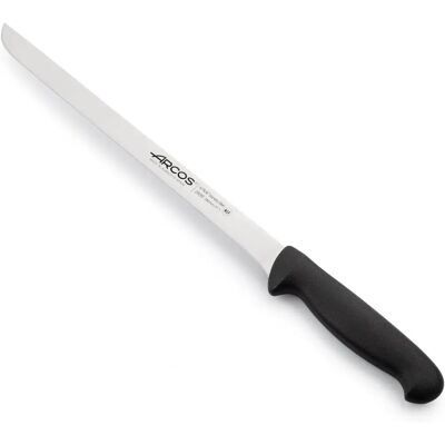 ARCOS Faca Profissional de Presunto 28cm - Aço Nitrum Inoxidável - Cabo Preto ARCOS Faca Profissional de Presunto 28cm - Aço Nitrum Inoxidável - Cabo Preto
