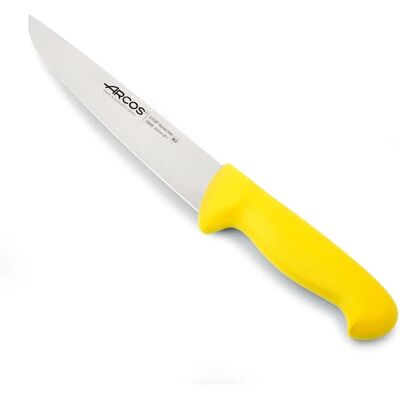Arcos Jaune 20cm Couteau de Boucher - Outil de Coupe de Viande Arcos Jaune 20cm Couteau de Boucher - Outil de Coupe de Viande