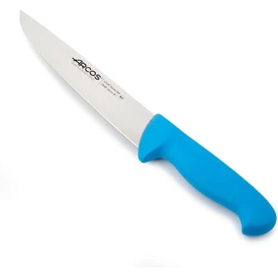 Arcos 294823 Bleu 20cm Couteau de Boucher en Acier Inoxydable - Coupe de Viande Arcos 294823 Bleu 20cm Couteau de Boucher en Acier Inoxydable - Coupe de Viande