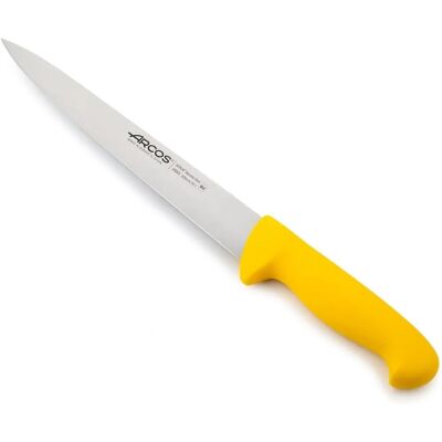 Coltello da macellaio professionale Arcos 25 cm - Acciaio Nitrum, manico giallo Coltello da macellaio professionale Arcos 25 cm - Acciaio Nitrum, manico giallo