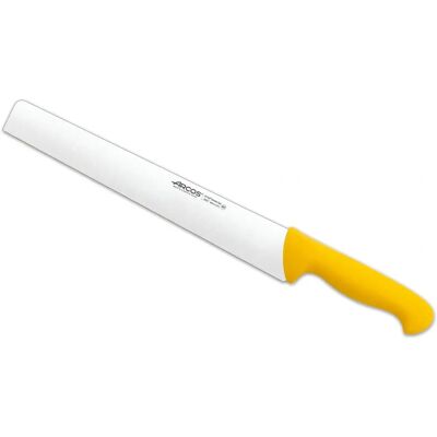 Couteau à Salami Arcos 2900 - Acier Inoxydable, Manche Ergonomique, Jaune - Couteau de Cuisine Couteau à Salami Arcos 2900 - Acier Inoxydable, Manche Ergonomique, Jaune - Couteau de Cuisine