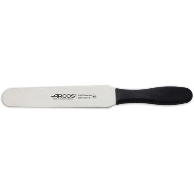 Espátula de Acero Inoxidable Arcos - 20cm - Mango Ergonómico - Negro - Profesional Espátula de Acero Inoxidable Arcos - 20cm - Mango Ergonómico - Negro - Profesional
