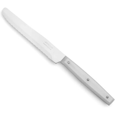 Couteau de Table Blanc en Nylon 115mm - Lame en Acier Inoxydable Couteau de Table Blanc en Nylon 115mm - Lame en Acier Inoxydable