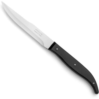 Faca de mesa em aço inoxidável com dentes - Cabo preto Arcos Faca de mesa em aço inoxidável com dentes - Cabo preto Arcos