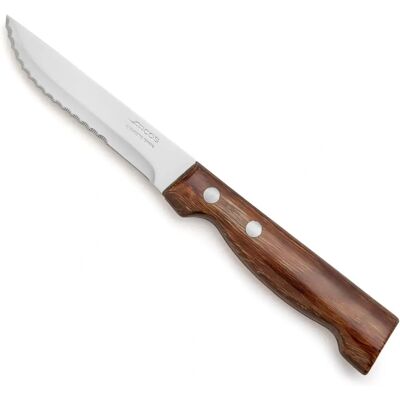 Arcos Serie Tafelmes - Zahard Mes - 110mm - Handvat van Samengedrukt Hout Arcos Serie Tafelmes - Zahard Mes - 110mm - Handvat van Samengedrukt Hout