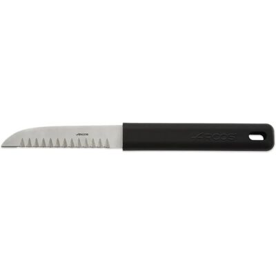 Faca Decoradora Profissional Arcos Gadgets - Aço Inoxidável 90 mm - Cabo Preto Faca Decoradora Profissional Arcos Gadgets - Aço Inoxidável 90 mm - Cabo Preto