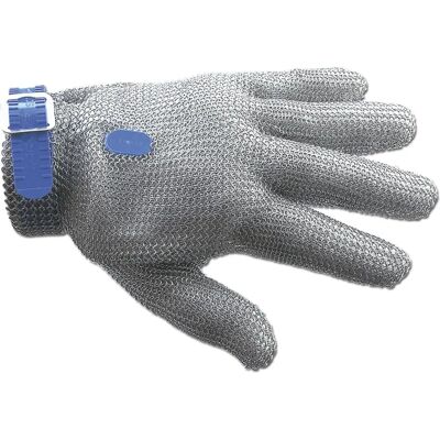 Luvas de Proteção Arcos Arches - Luva em Malha - Aço Inoxidável Tamanho L - Cinza Azul - Protege as mãos Luvas de Proteção Arcos Arches - Luva em Malha - Aço Inoxidável Tamanho L - Cinza Azul - Protege as mãos