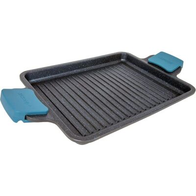 Arcos Thera Grill Pan - Non-Stick Cast Aluminum - Ergonomic Handles - Energy Saving - 34x26cm Arcos Thera Grill Pan - Non-Stick Cast Aluminum - Ergonomic Handles - Energy Saving - 34x26cm