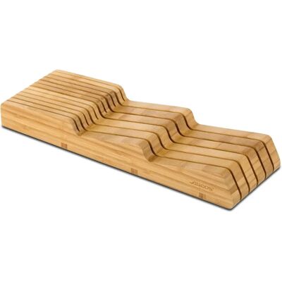 Arcos Bambus Messer Organizer für Schublade - 39x432x139 mm - Braun Holz Arcos Bambus Messer Organizer für Schublade - 39x432x139 mm - Braun Holz