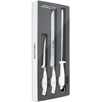Conjunto de Facas Brancas Arcos - Corte de Carne - Utensílios de Cozinha Conjunto de Facas Brancas Arcos - Corte de Carne - Utensílios de Cozinha