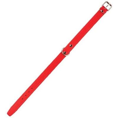 Arppe Collier en Cuir - Rouge - 22-47cm - Collier - Publicité Arppe Collier en Cuir - Rouge - 22-47cm - Collier - Publicité