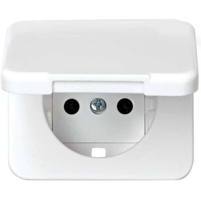 Simon 75090-60 Wandplaat - Veiligheidssluiting - Schuko stopcontactafdekking Simon 75090-60 Wandplaat - Veiligheidssluiting - Schuko stopcontactafdekking