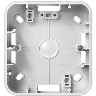 Simon 75751-30 Caja de superficie - Blanco, 1 elemento Simon 75751-30 Caja de superficie - Blanco, 1 elemento